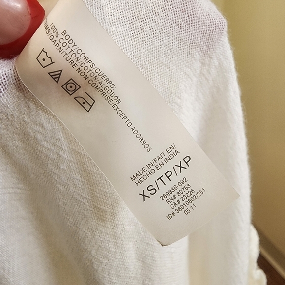 Victoria's Secret 100% Cotton White Short strappless Romper size XS - Picture 4 of 10